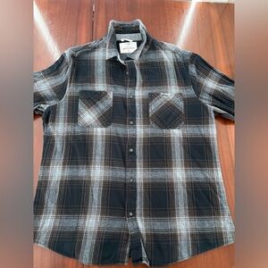 Soft cotton flannel button down